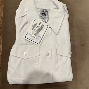 White Button Down Shirt Uniform